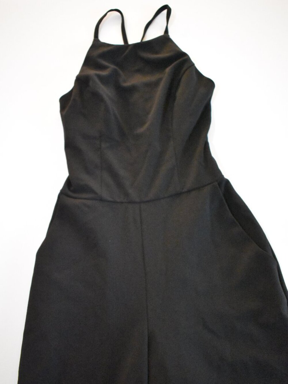 Speechless Black Lace Halter Dress Sleeveless Fit Flare Cocktail Party SMALL